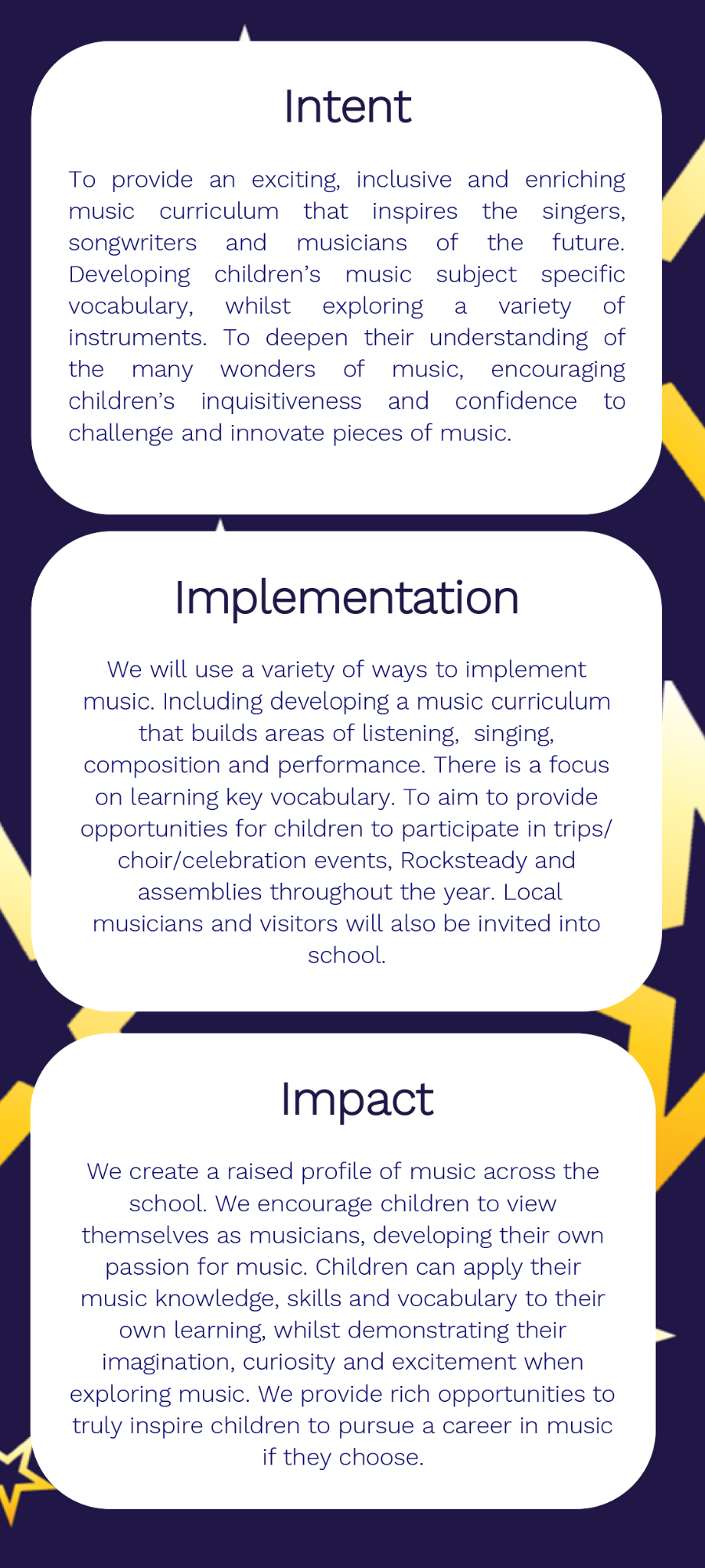 Music 3 I's