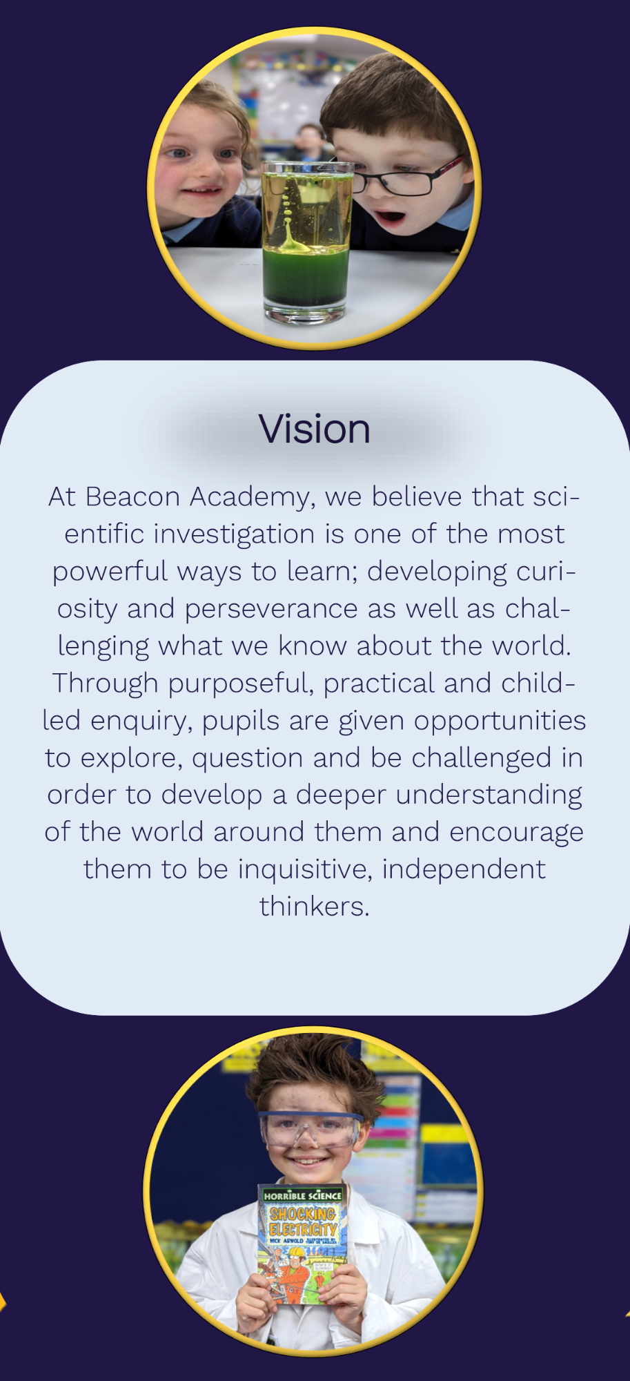 Science Vision Leaflet