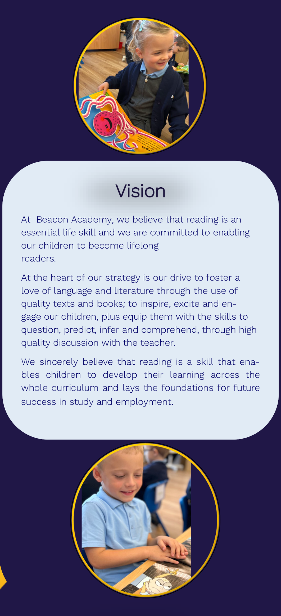 Read Write Inc Vision Leaflet